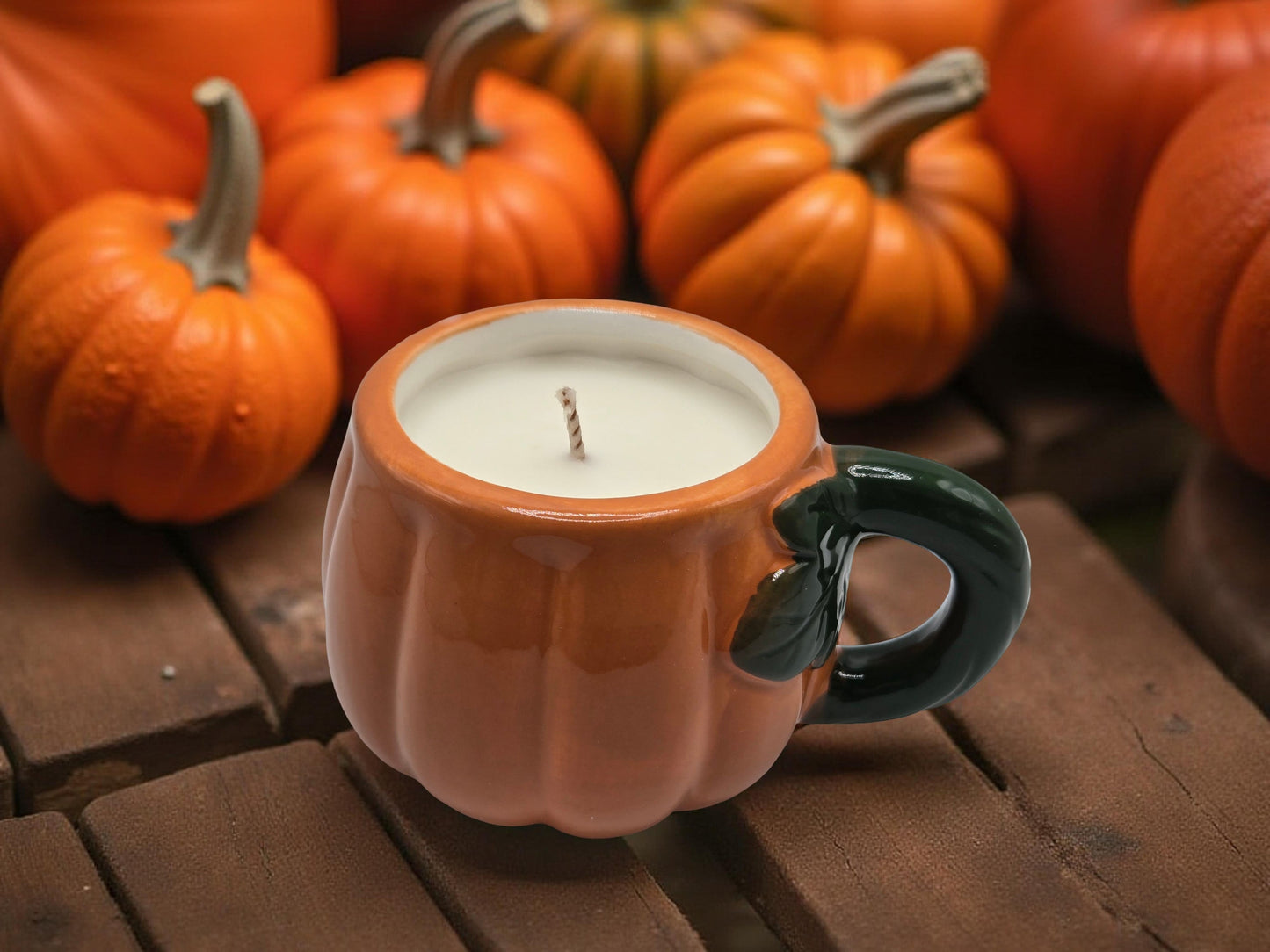 Pumpkin Mug Candle
