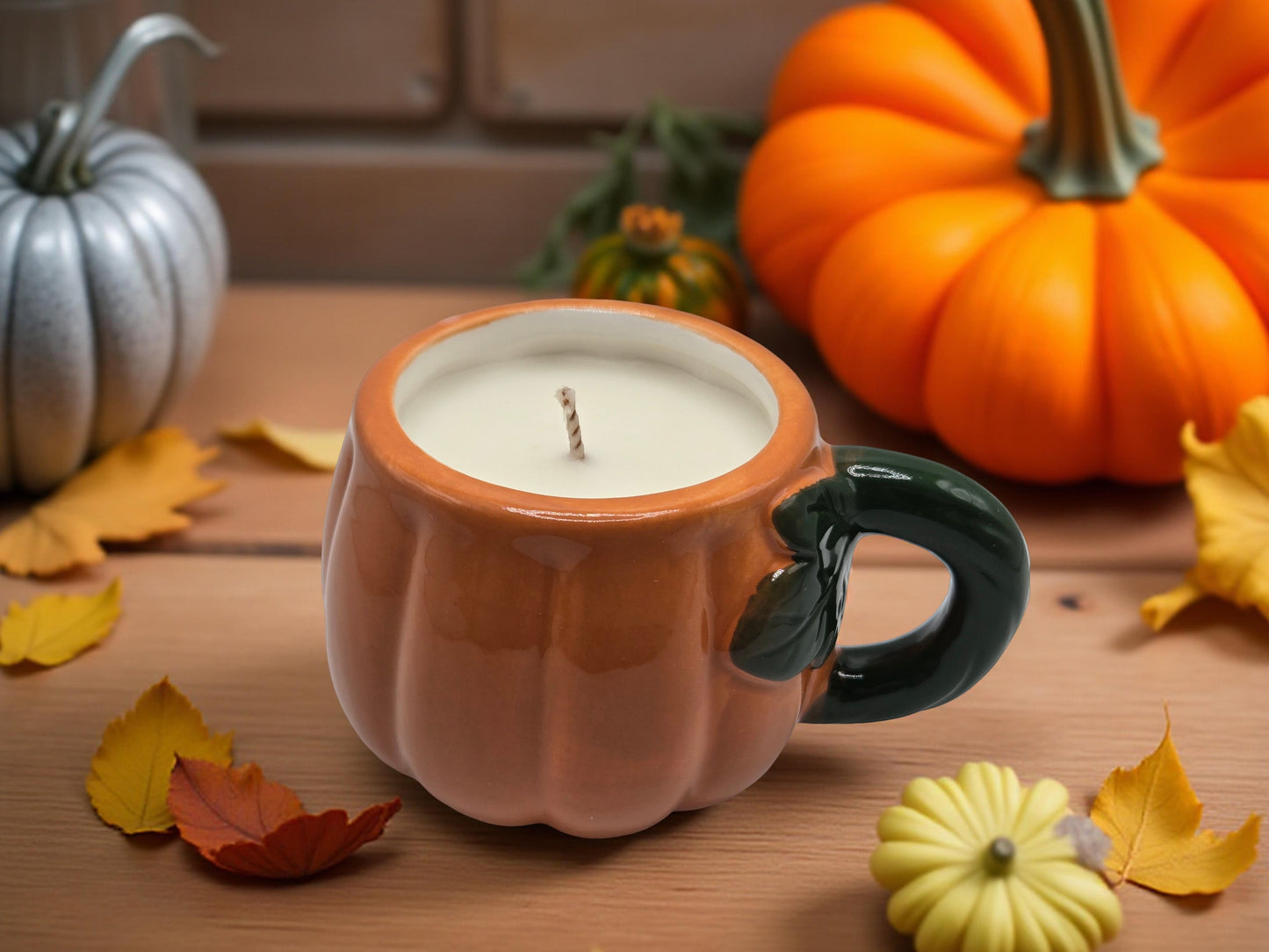 Pumpkin Mug Candle