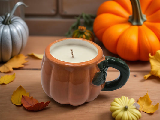 Pumpkin Mug Candle